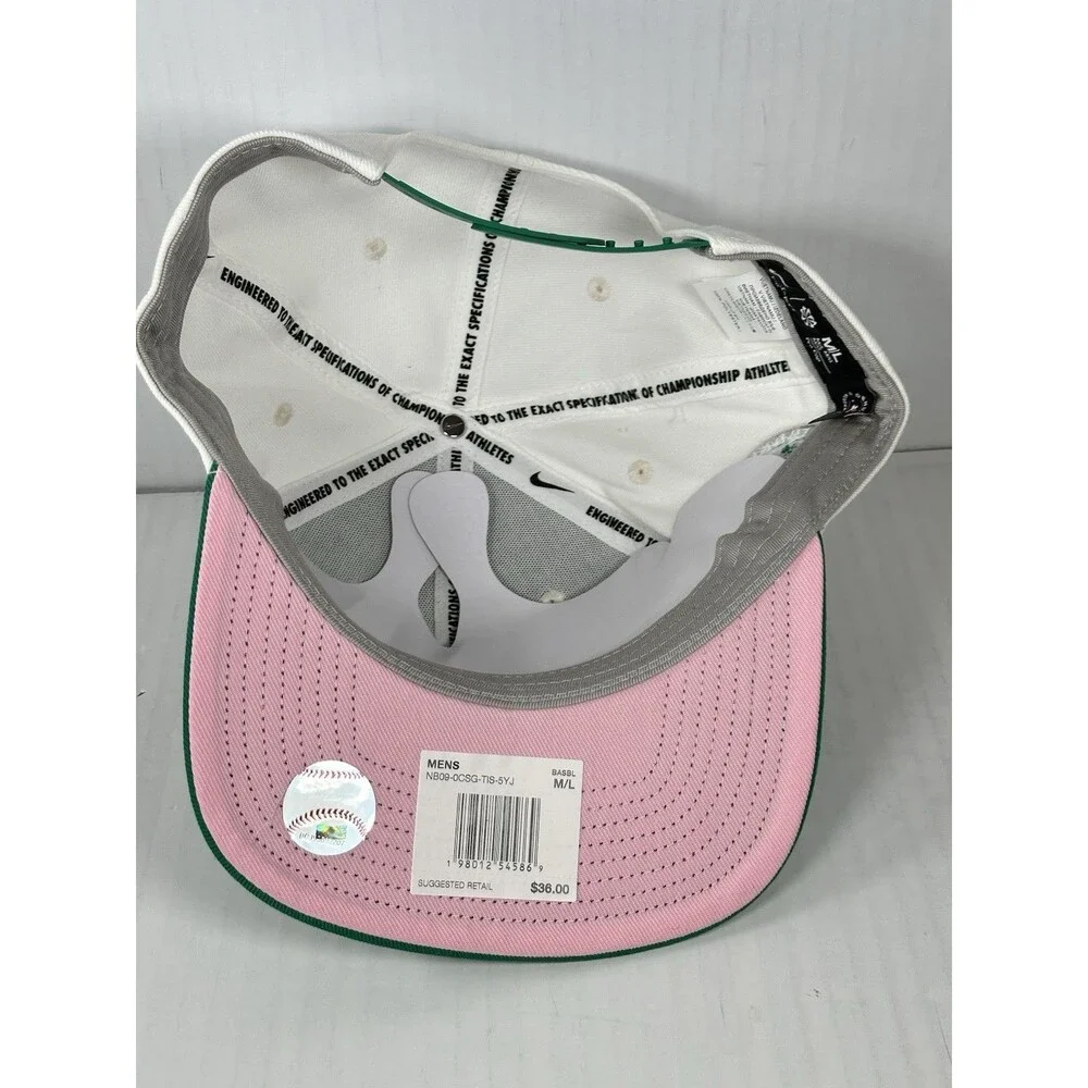 Size M/L Nike Minnesota Twins MLB Baseball Pro Cap Hat Green Pink Adult NWT
